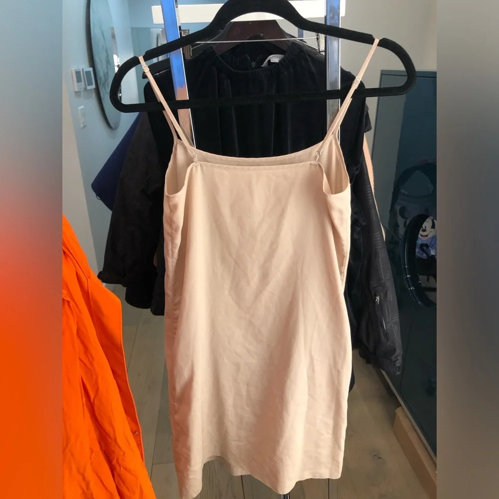 DOROTHEE SCHUMACHER Women’s Midi Silk Orange Dress With Waist Straps (XS, US 2) - Picture 10 of 12